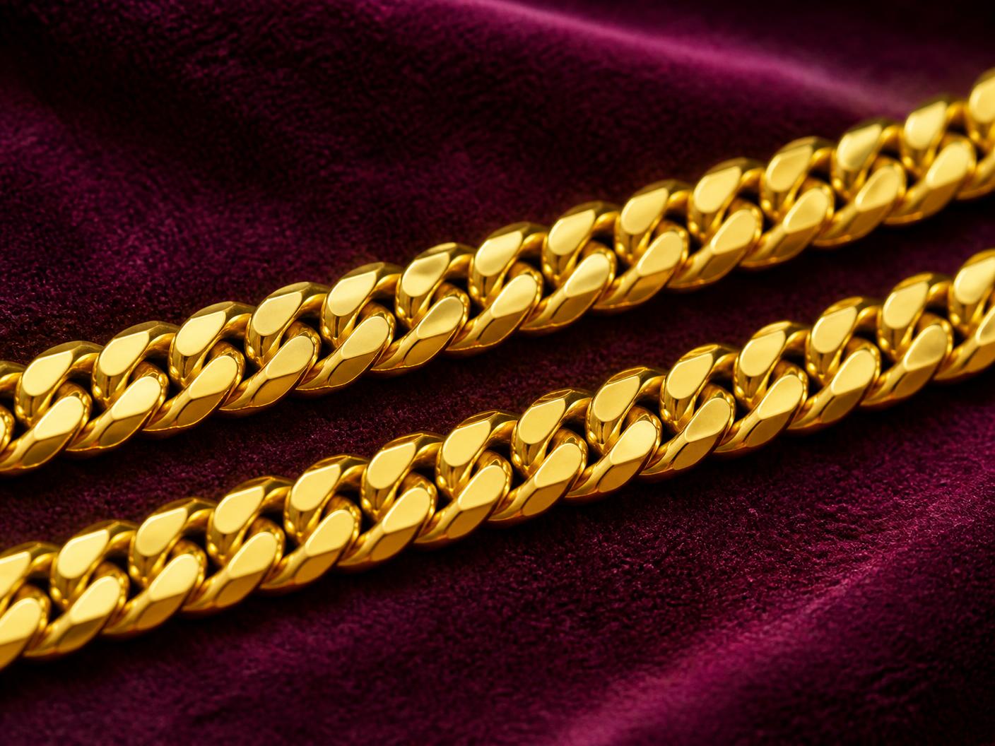 Solid 22k gold chain